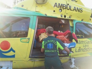 Rescue Cover 20 i helikopter